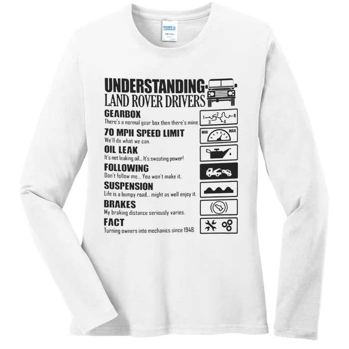 Understanding Land Rover Driver Ladies Long Sleeve Shirt