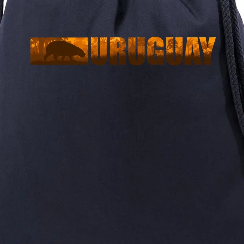 Uruguay Logo Drawstring Bag