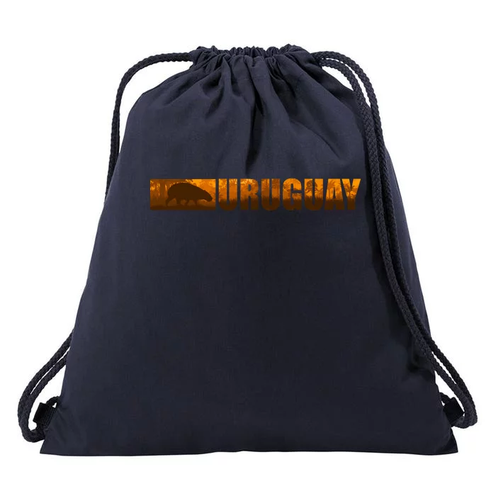 Uruguay Logo Drawstring Bag