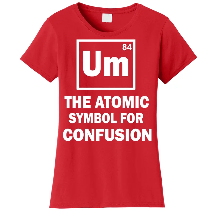 Um The Atomic Symbol For Confusion Women's T-Shirt