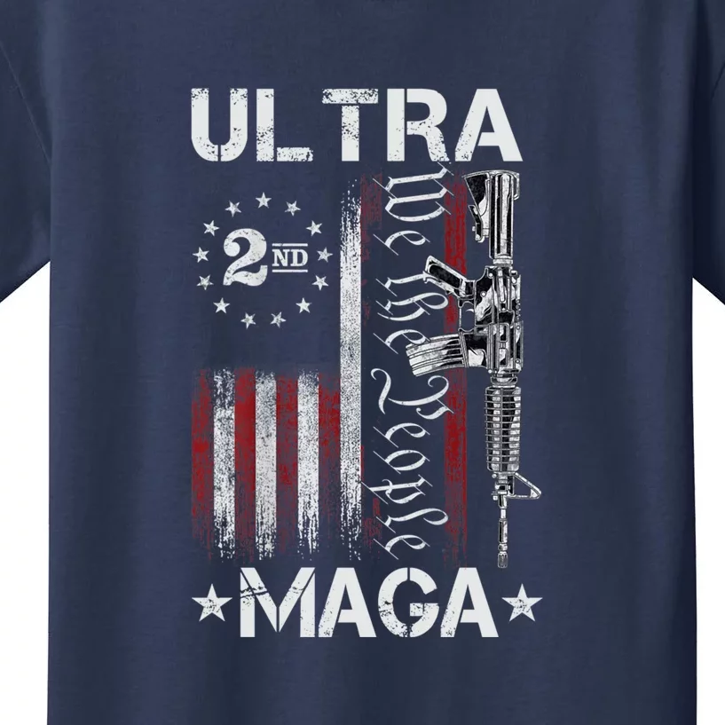 Ultra Maga 1776 2022 The Great Maga King Trump 2024 Kids T-Shirt