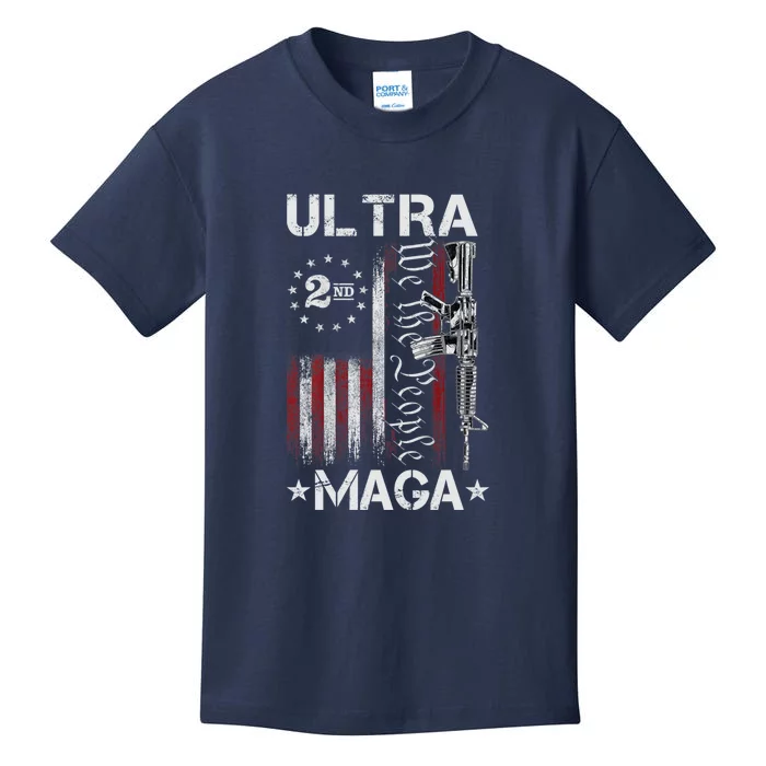 Ultra Maga 1776 2022 The Great Maga King Trump 2024 Kids T-Shirt