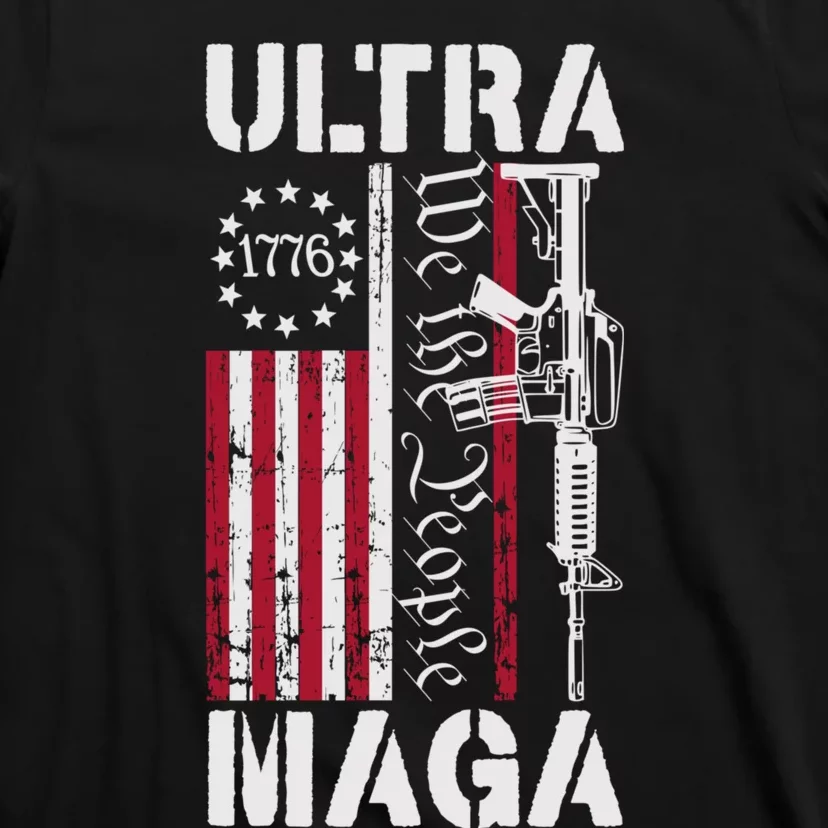 Ultra Maga 2024 American Flag Anti Joe Biden Ultra Maga T-Shirt