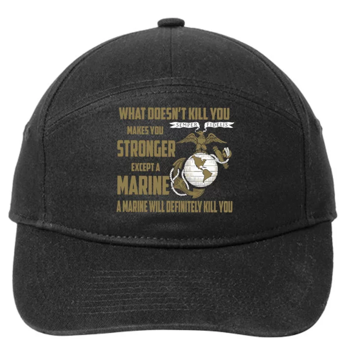 Us M.A.R.I.N.E.S 4x 7-Panel Snapback Hat