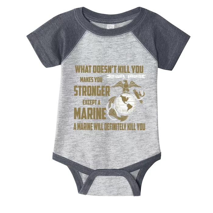 Us M.A.R.I.N.E.S 4x Infant Baby Jersey Bodysuit