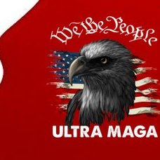 Ultra MAGA American Flag We The People Eagle 2 Tree Ornament