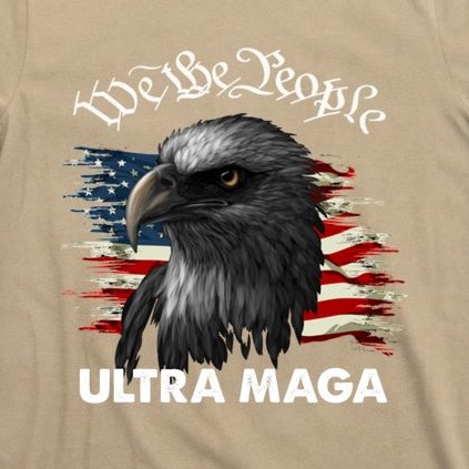 Ultra MAGA American Flag We The People Eagle 2 T-Shirt