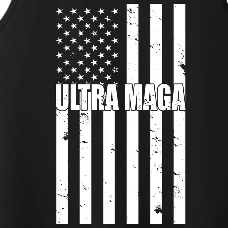 Ultra Maga American Flag Performance Tank