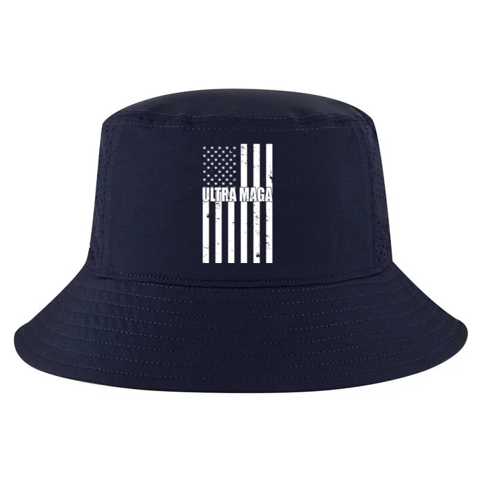 Ultra Maga American Flag Cool Comfort Performance Bucket Hat