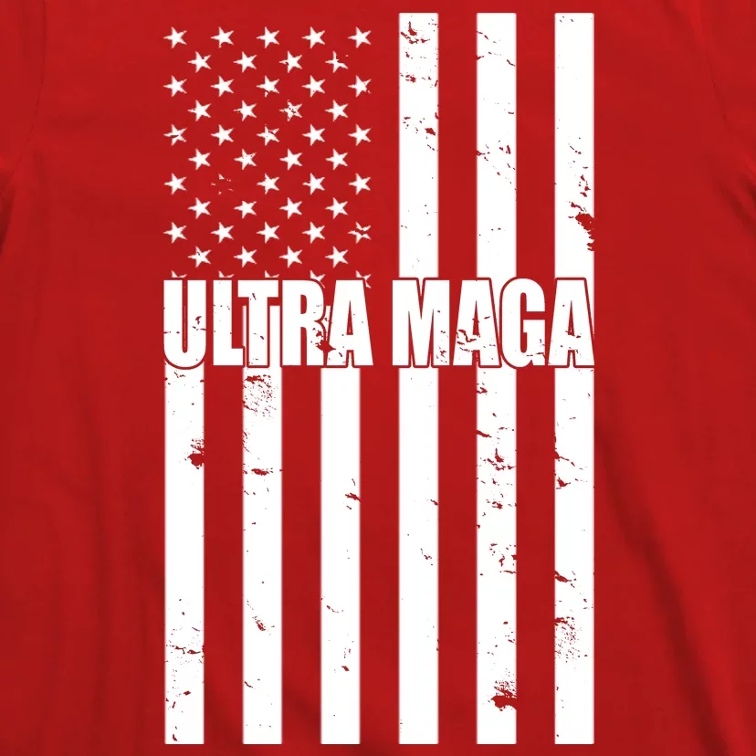 Ultra Maga American Flag T-Shirt