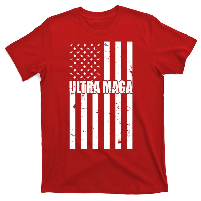 Ultra Maga American Flag T-Shirt