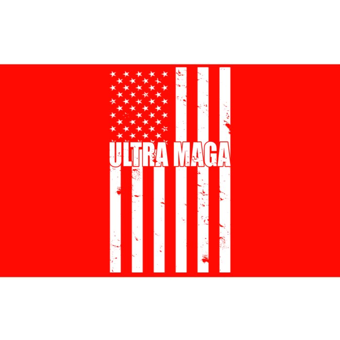 Ultra Maga American Flag Bumper Sticker