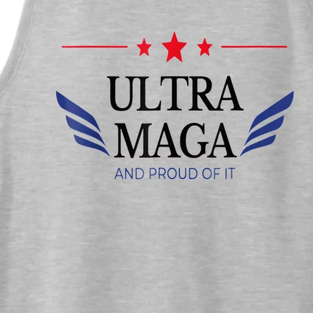 Ultra Mega And Proud Of It Ladies Tri-Blend Wicking Tank