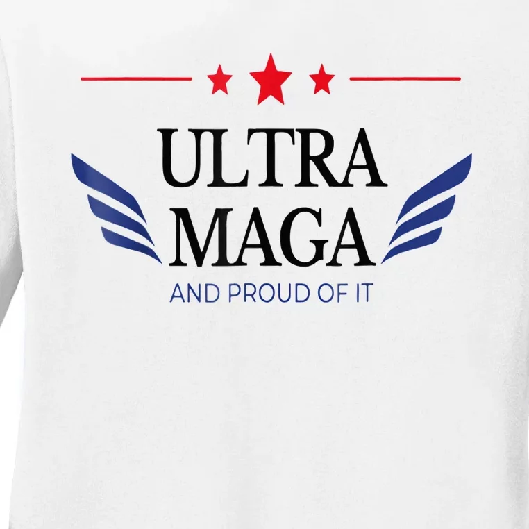 Ultra Mega And Proud Of It Ladies Long Sleeve Shirt