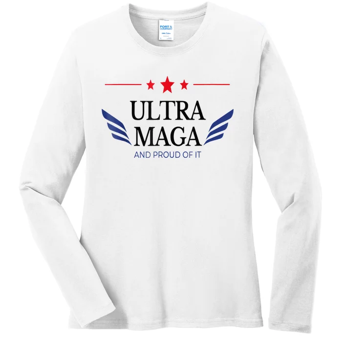 Ultra Mega And Proud Of It Ladies Long Sleeve Shirt