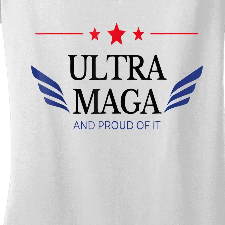 Ultra Mega And Proud Of It Women's V-Neck T-Shirt