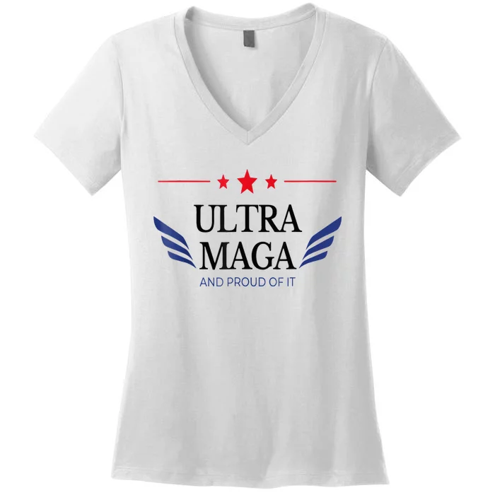 Ultra Mega And Proud Of It Women's V-Neck T-Shirt