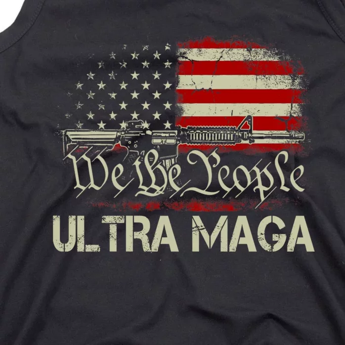 Ultra MAGA American Flag We The People 1776 Tank Top