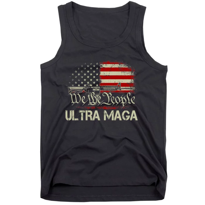 Ultra MAGA American Flag We The People 1776 Tank Top