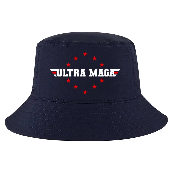 Ultra MAGA Anti Biden Parody Trump 2024 Cool Comfort Performance Bucket Hat