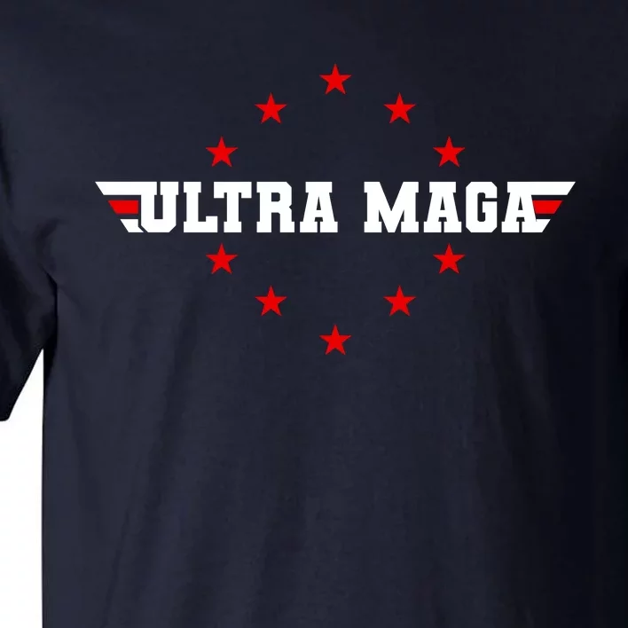 Ultra MAGA Anti Biden Parody Trump 2024 Tall T-Shirt