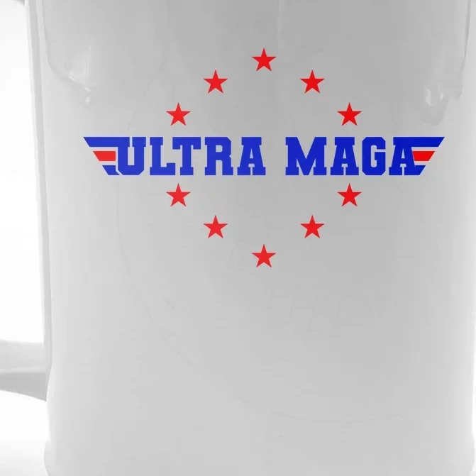 Ultra MAGA Anti Biden Parody Trump 2024 Front & Back Beer Stein