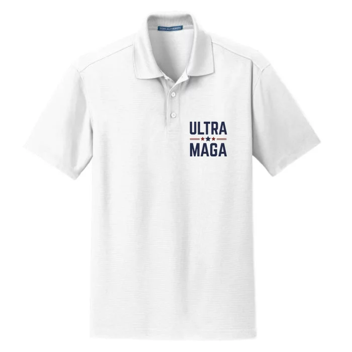 Ultra Maga And Proud Dry Zone Grid Performance Polo