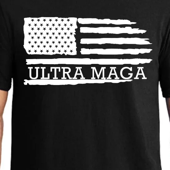 Ultra Maga American Flag Graphic Pajama Set