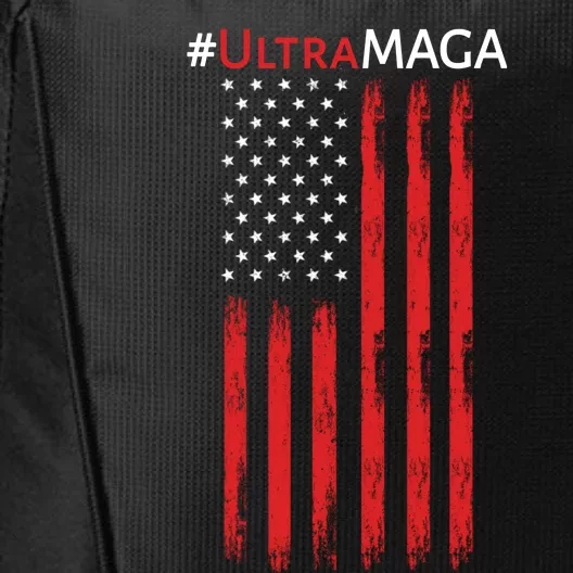 Ultra MAGA American Flag Ultra Maga Usa Flag City Backpack