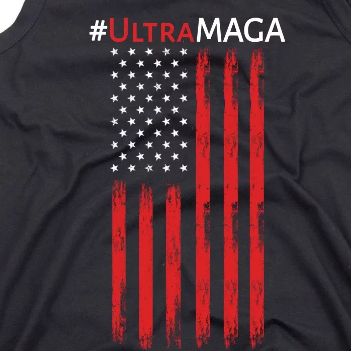 Ultra MAGA American Flag Ultra Maga Usa Flag Tank Top