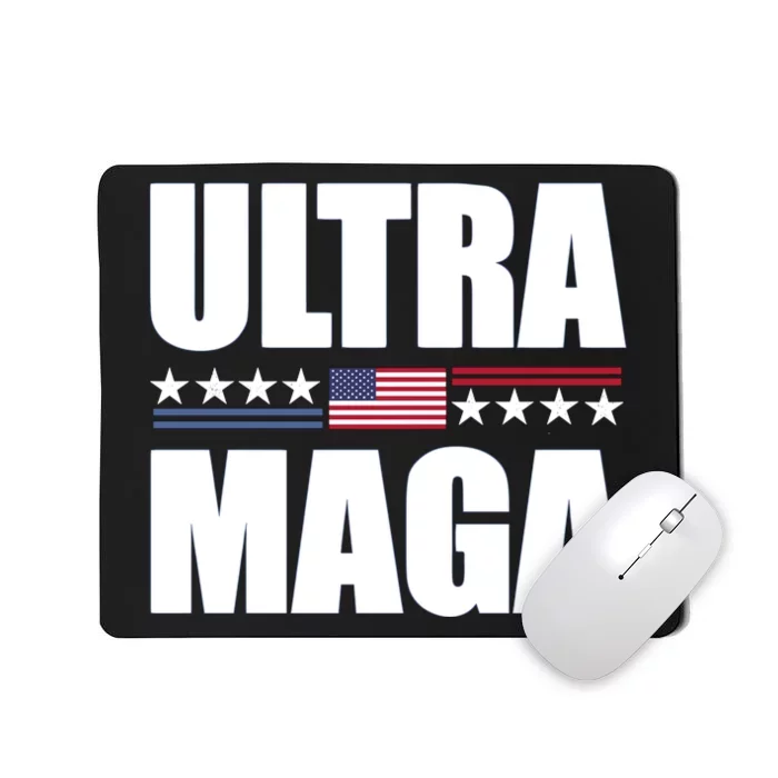 Ultra Maga American Flag Mousepad