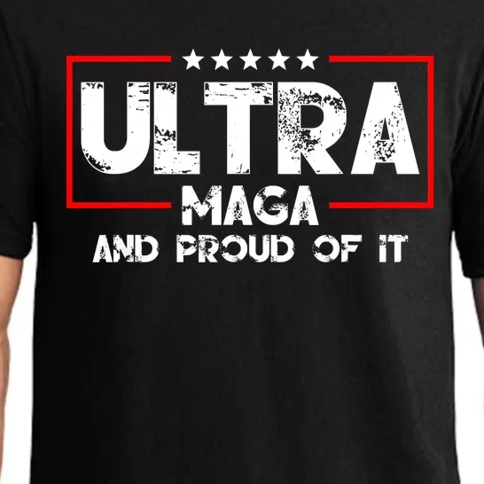 Ultra Maga And Proud Of It Funny Republican Lovers 2 Pajama Set