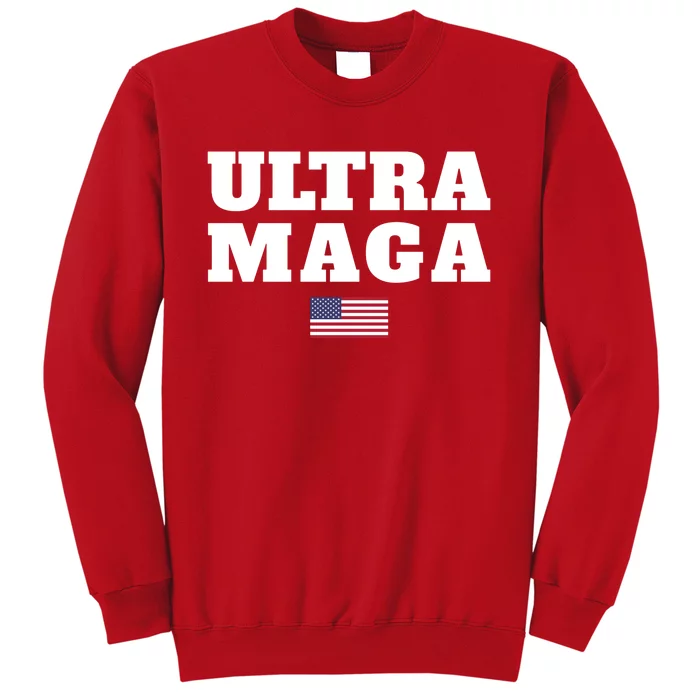 Ultra MAGA American Flag Sweatshirt