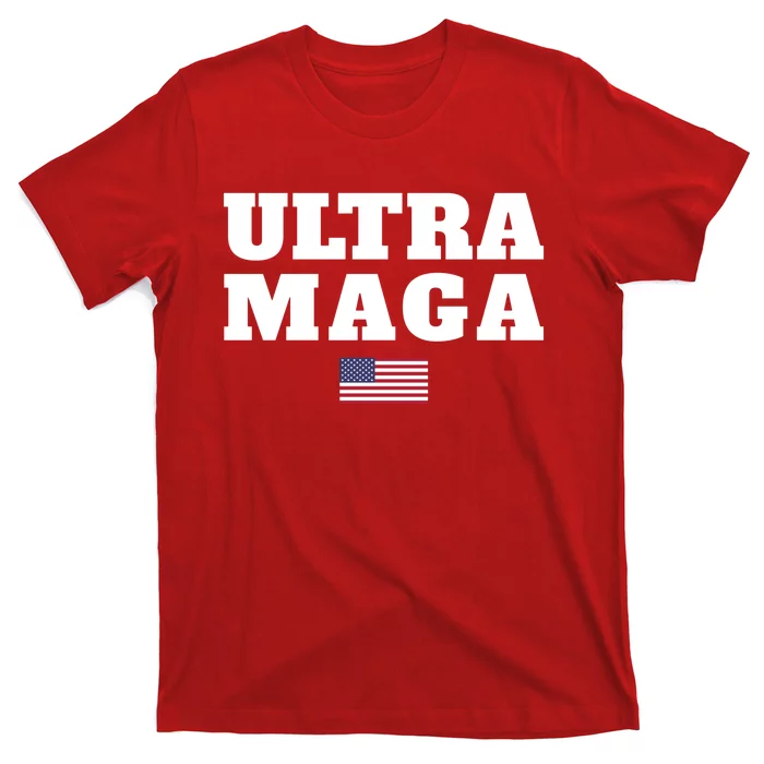 Ultra MAGA American Flag T-Shirt