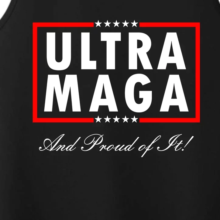 Ultra MAGA And Proud Of It Trump 2024 Anti Biden Performance Tank