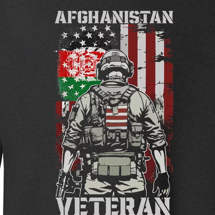 U.S. Military Afghanistan War Veteran Afghanistan Veteran Toddler Sweatshirt