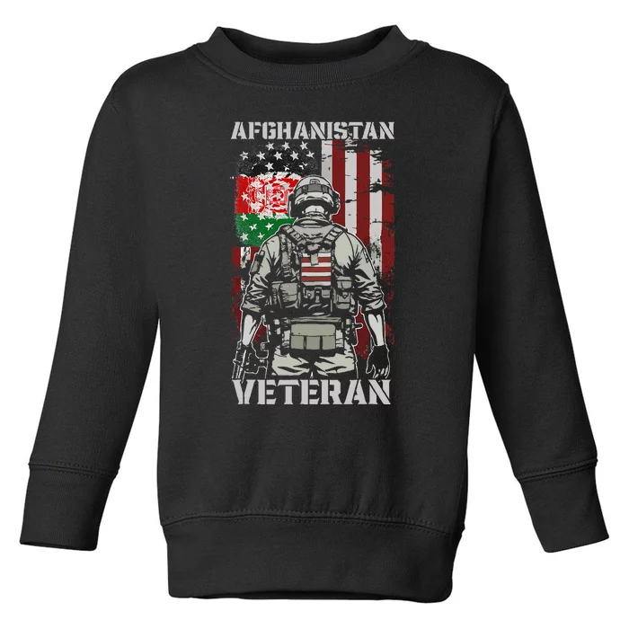 U.S. Military Afghanistan War Veteran Afghanistan Veteran Toddler Sweatshirt