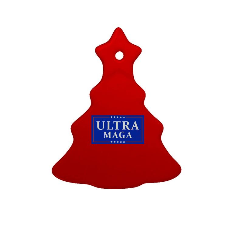 Ultra Maga Anti Joe Biden Ultra MAGA 1 Tree Ornament