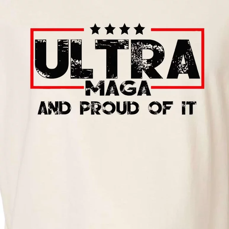 Ultra Maga And Proud Of It Anti Biden Garment-Dyed Women's Muscle Tee