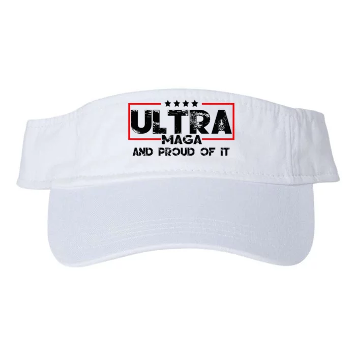 Ultra Maga And Proud Of It Anti Biden Valucap Bio-Washed Visor