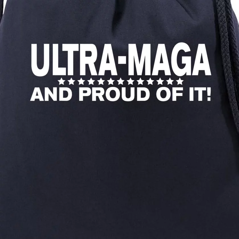 Ultra MAGA And Proud Of It Anti Biden Drawstring Bag