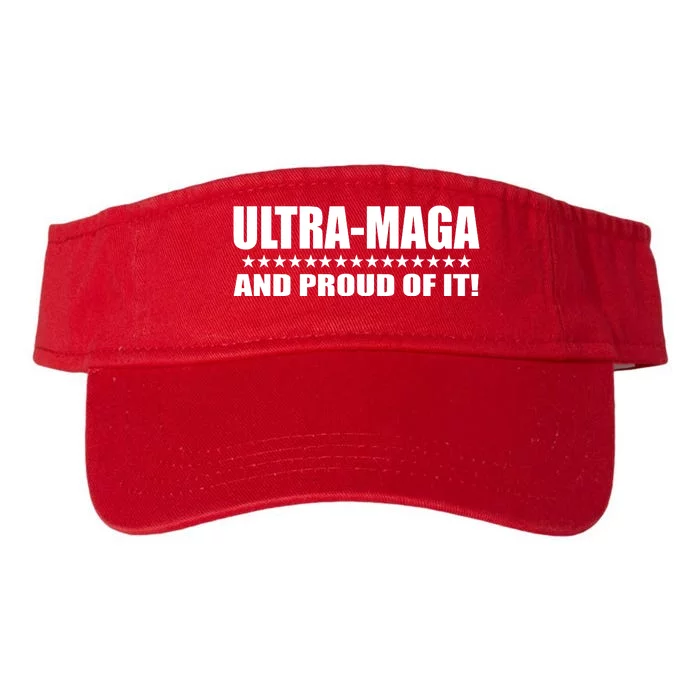 Ultra Maga And Proud Of It Valucap Bio-Washed Visor