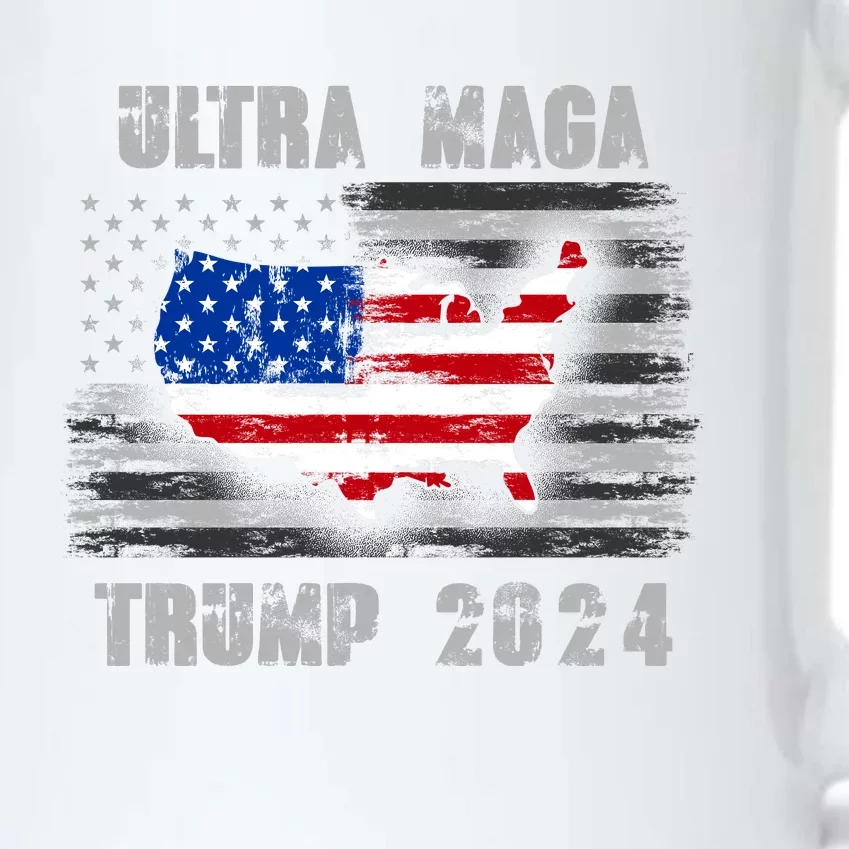 Ultra MAGA Betsy USA Flag Trump 2024 Anti Biden Black Color Changing Mug