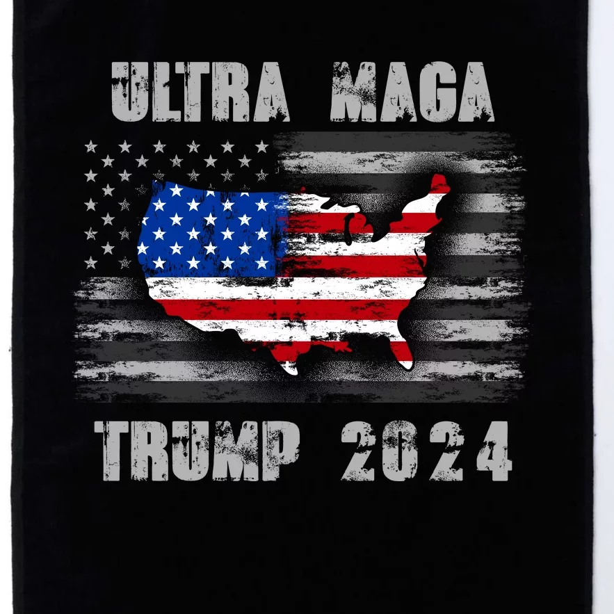 Ultra MAGA Betsy USA Flag Trump 2024 Anti Biden Platinum Collection Golf Towel