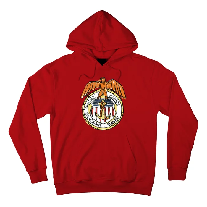 USA Marine Badge Doodle Hoodie