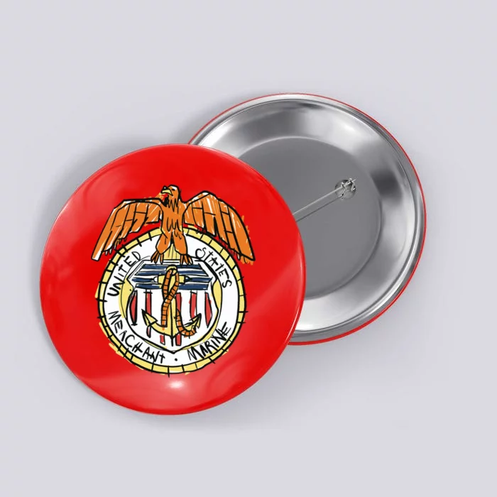 USA Marine Badge Doodle Button