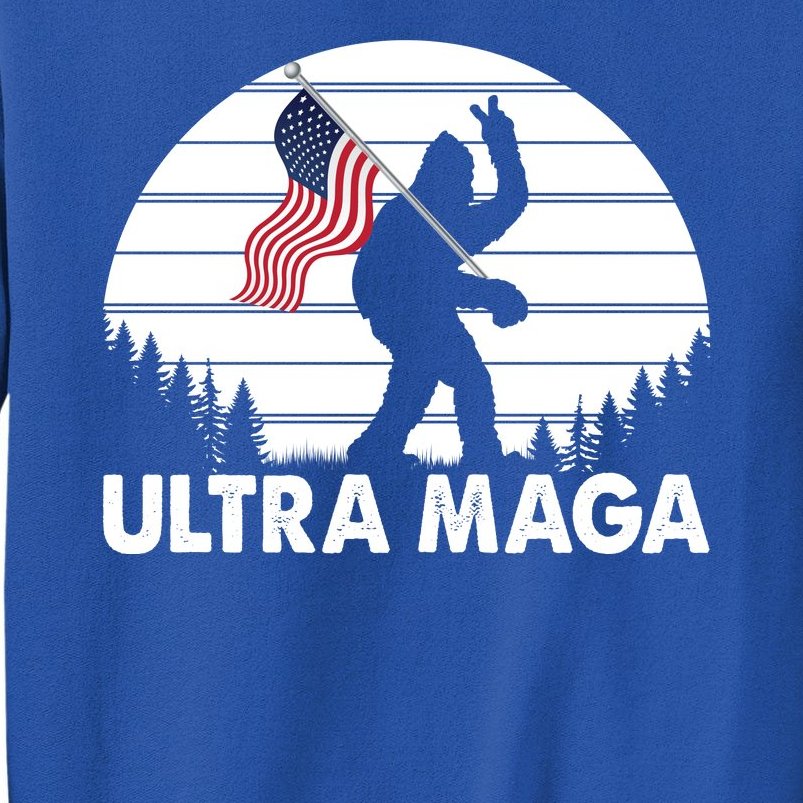 Ultra Maga Big Foot Sasquatch Sweatshirt