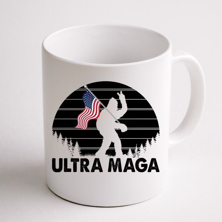 Ultra Maga Big Foot Sasquatch Coffee Mug