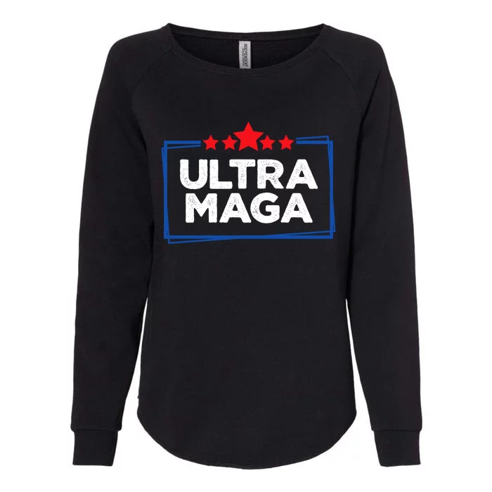 Ultra Maga Bold Graphic Womens California Wash Sweatshirt