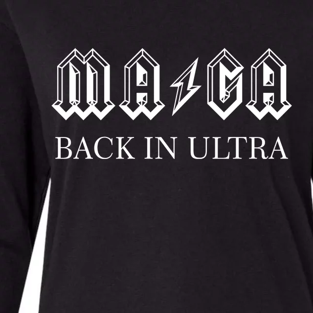 Ultra MAGA Back In Ultra Womens Cotton Relaxed Long Sleeve T-Shirt